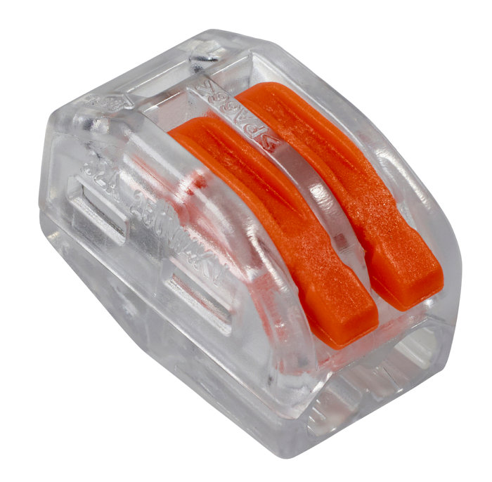 Samlemuffe skrueløs 2 x 2,5 mm² - 20 stk.